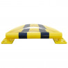 Butoir de protection flexible jaune et noir - 800 x 150 x 120 mm