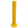 Poteau de protection flexible jaune - Fixation sur platine - D.140 x H.1000 mm