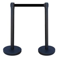 Poteau de guidage à sangle rétractable RECO - Lot de 2