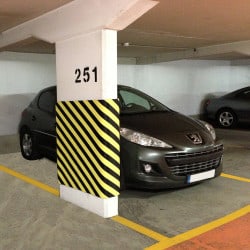 Mousse de protection de parking grande largeur - Lot de 5