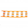 Bandeau de signalisation en tissu orange