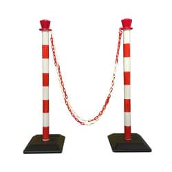 Poteau de balisage PVC