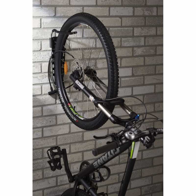 Support mural avec crochet réglable pour accrocher le vélo par la roue 4  unités - Cablematic
