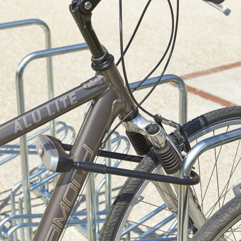 Râtelier 5 vélos au sol - Face à face