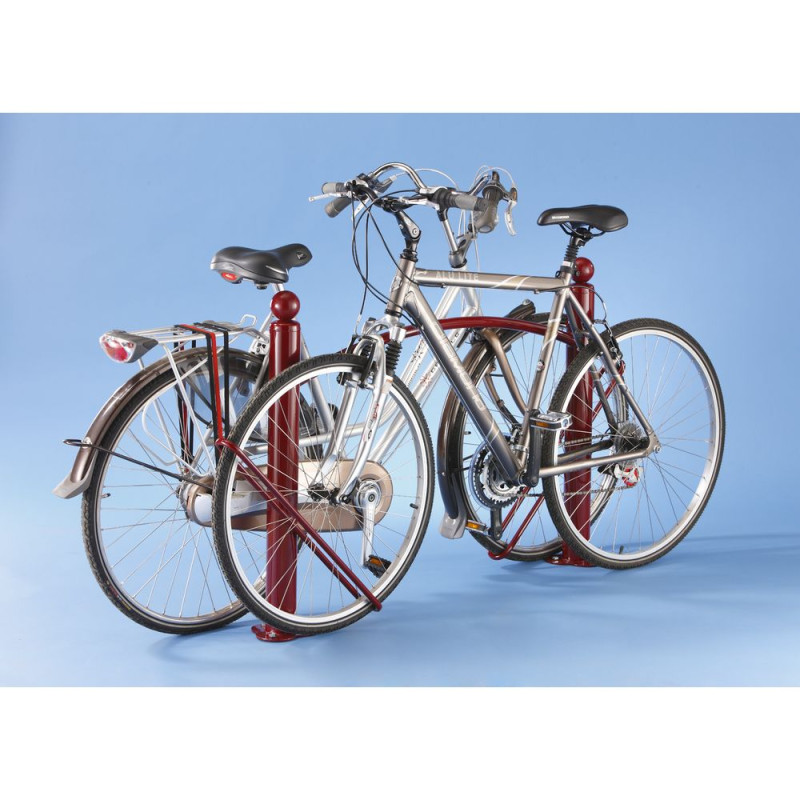 Range vélos télescopique pour 2 vélos - Armature en acier
