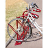 Râtelier vélos avec arceau antivol pour roue avant et cadre