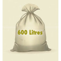 Sac poubelle 600 litres en polyéthylène - Lot de 50