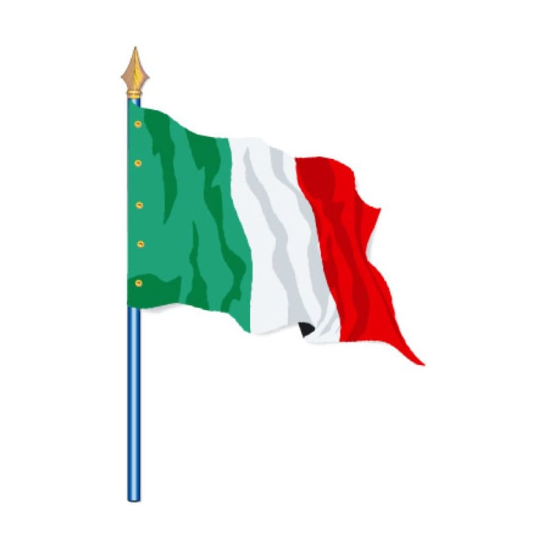 Drapeau Italie 80 x 120 cm, drapeau italien 