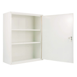 Armoire à pharmacie conforme à la norme DIN 13169 – SÖHNGEN: à 1 porte,  blanc, h x l x p 560 x 360 x 200 mm