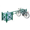 Support vélos à fixer sur jardinière - Jardivélo