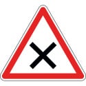 Panneau intersection à priorité à droite - AB1