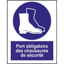 Panneau port obligatoire des chaussures de sécurité