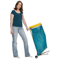 Porte-sac Orbis™ Duo - Support pour sac poubelle extérieur - Glasdon