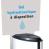 Distributeur de gel hydroalcoolique sur pied automatique - Sanimains