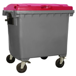 Conteneur poubelle 1100L 4 roues - Jcoplastic