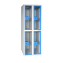 Vestiaire multicase porte transparente plexi - 2 cases par colonne
