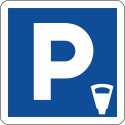 Panneau C1c - Lieu aménagé pour le stationnement payant