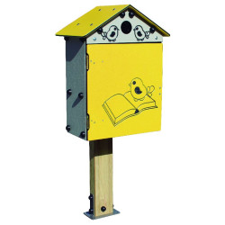 Boîte à livres enfants inclusive PMR - Oiseaux