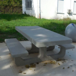 Table de picnic béton PMR - Garden