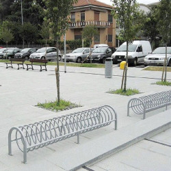 Support stationnement 21 vélos en spirale - Mey