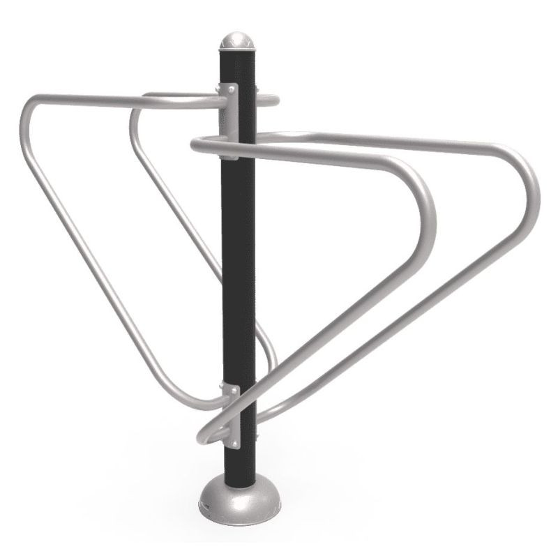 Structure barre de flexion pour aire de street workout