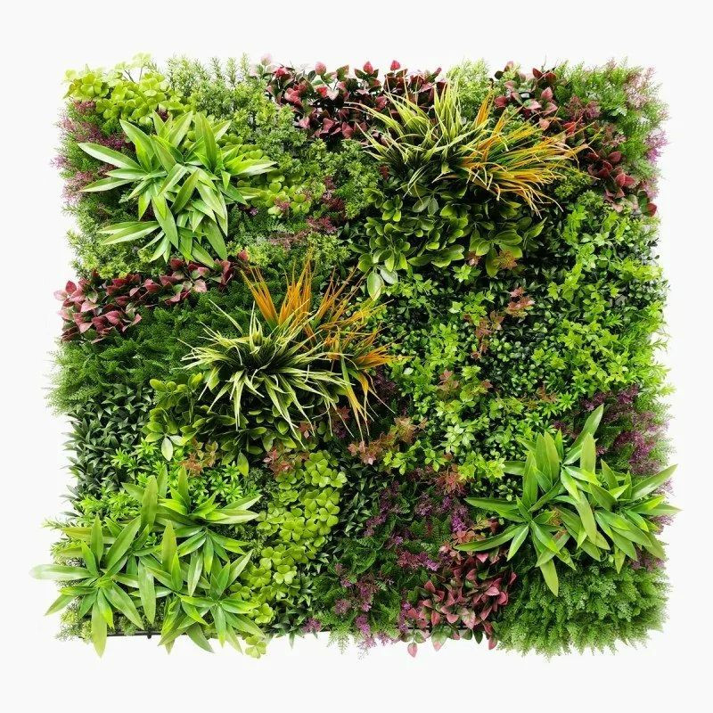 Plaque feuillage artificiel Forêt Tropicale 100 x 100 cm