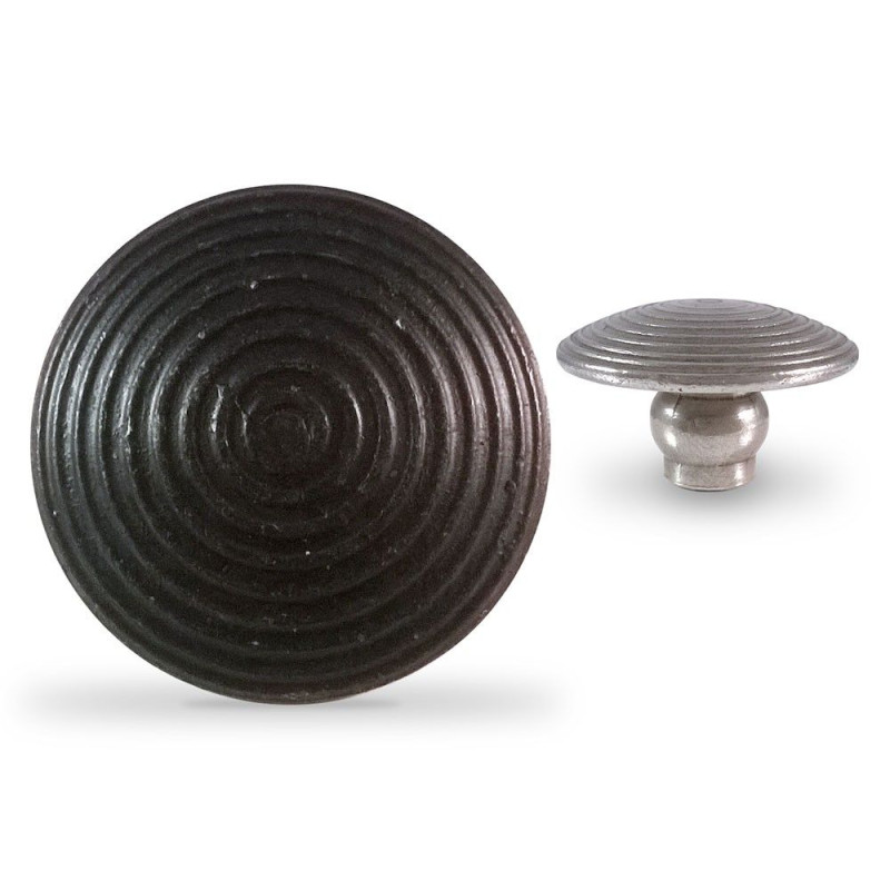 Clous podotactiles noir en acier zingué vieilli - Lot de 1000