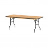 Table pliante rectangulaire Taragone - Modèle empilable