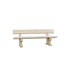 Banc public avec dossier - Tremble