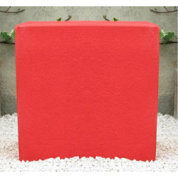 Borne de ville carrée en béton armé - Talence