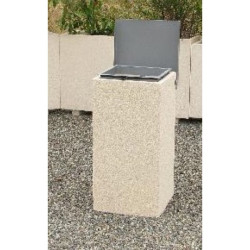 Corbeille de propreté en béton - Ceres