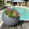 Jardinière plastique boule inclinée Delight