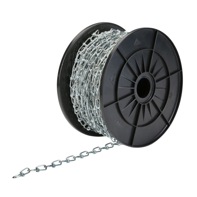 Chaînette en acier - rouleau de 25 mètres