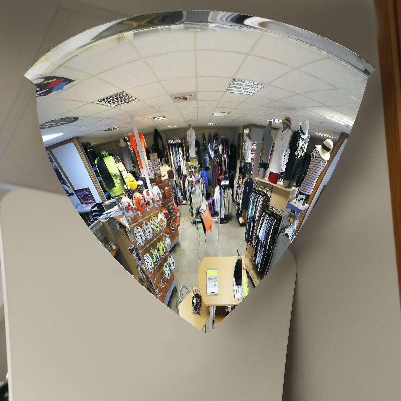 Miroir hémisphérique magasin vision à 90°