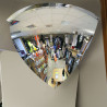 Miroir hémisphérique magasin vision à 90°