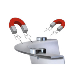 Kit de fixation aimant pour miroir hémisphérique 90° - Plexi+