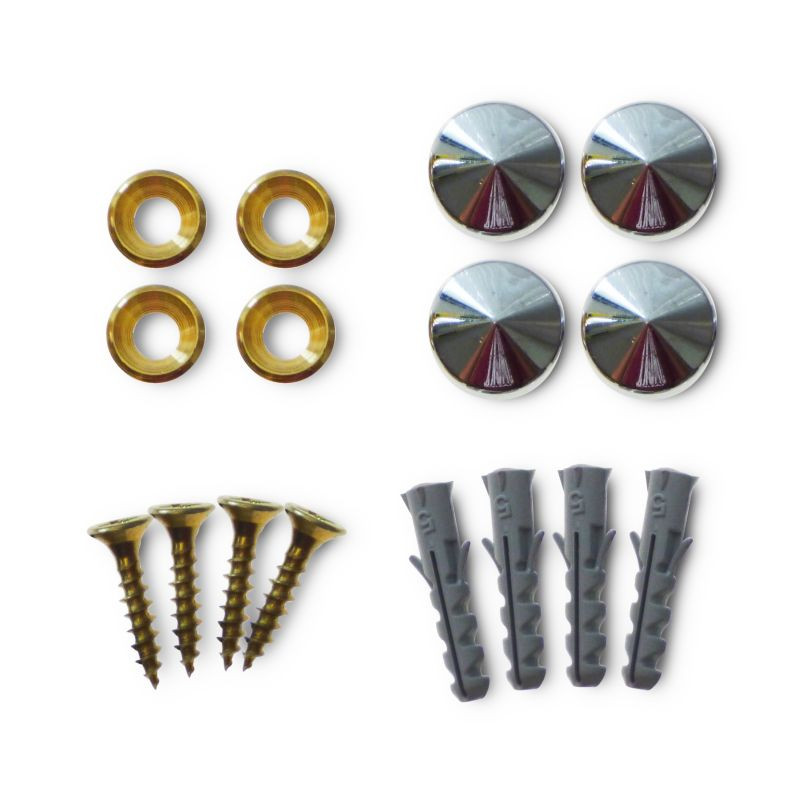 Kit de fixation murale pour miroir personnalisable