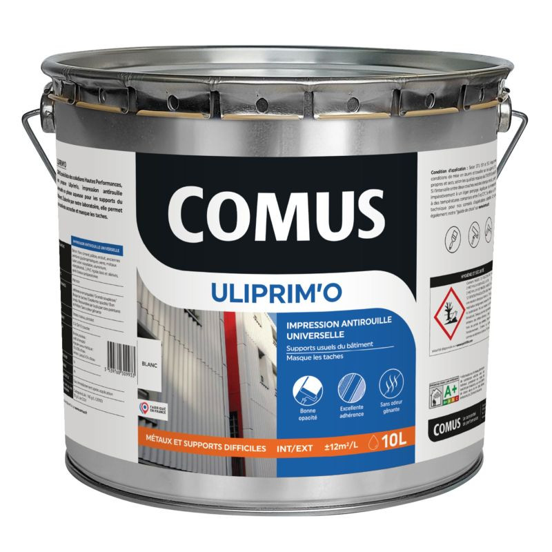 Primaire universel antirouille blanc Comus Uliprim'o