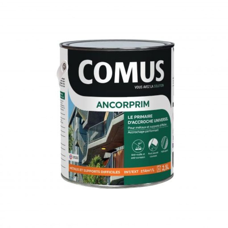 Primaire D'accroche AMT Tous Métaux - Aérosol 400ml Pour Auto, Moto, Bateau, Vélo