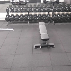 Dalle amortissante anti feu d'intérieur - Salle de sport, cross-fit