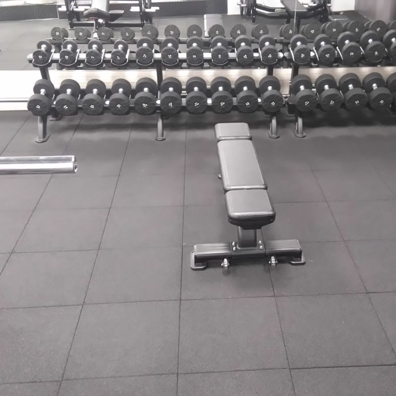 Dalle amortissante anti feu d'intérieur - Salle de sport, cross-fit