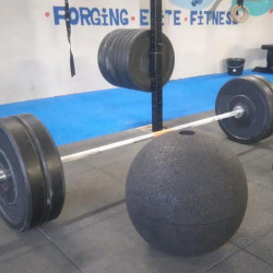 Boule fitness en caoutchouc Hexdalle Hexball Atlas Gum