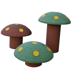 Le Champignon jeu d'équilibre en caoutchouc - Hexdalle