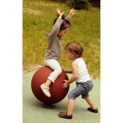 Hexdalle boule d'équilibre 43 cm en caoutchouc pour aire de jeux