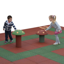 Le Champignon jeu d'équilibre en caoutchouc - Hexdalle