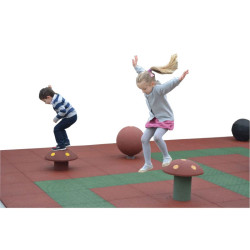 Le Champignon jeu d'équilibre en caoutchouc - Hexdalle