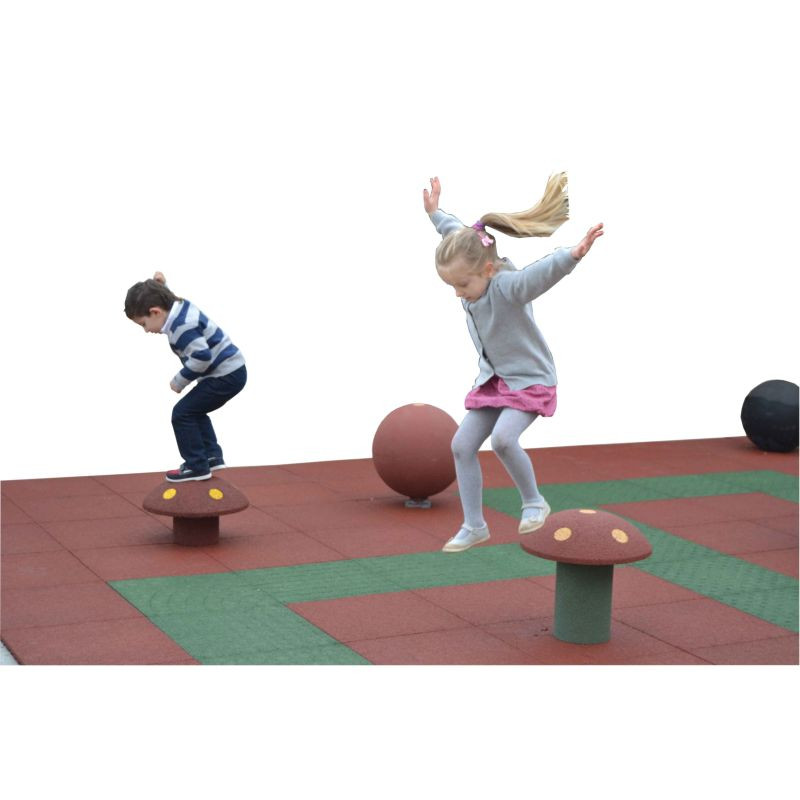 Le Champignon jeu d'équilibre en caoutchouc - Hexdalle