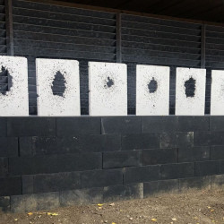 Piège à balle pour stand de tir en caoutchouc anti ricochets Hexbloc