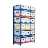 Rayonnage de stockage 6 et 7 niveaux - Paperflow Rang'Eco