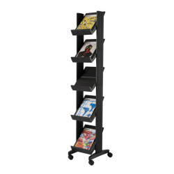 Présentoir mobile Corner 5 tablettes - Paperflow EasyDisplays